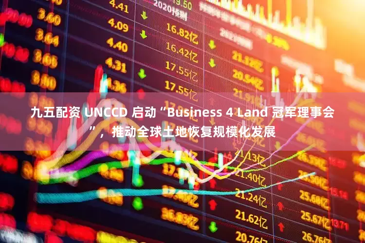 九五配资 UNCCD 启动“Business 4 Land 冠军理事会”，推动全球土地恢复规模化发展